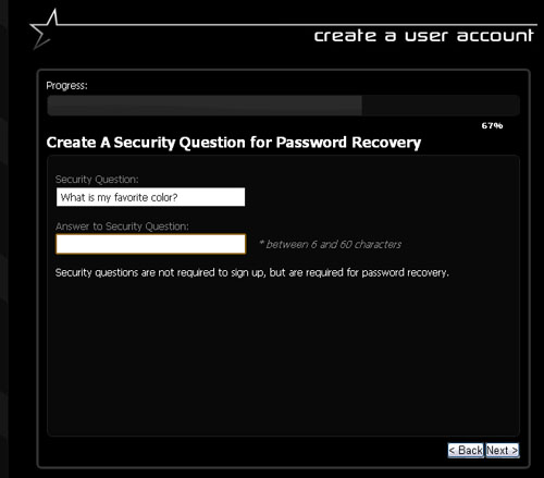 User Sign Up Shot 4 User Sign Up Shot 4