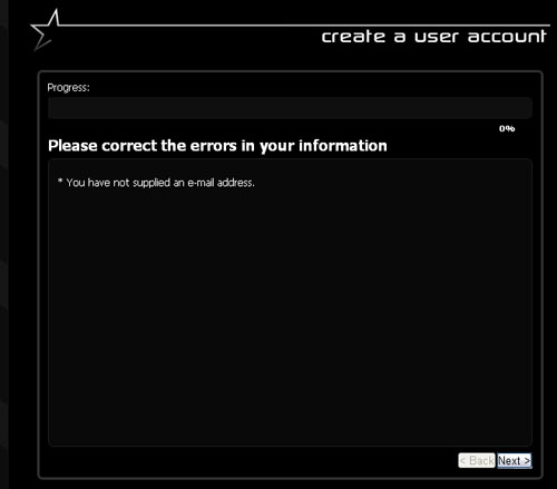 User Sign Up Shot 6 User Sign Up Shot 6