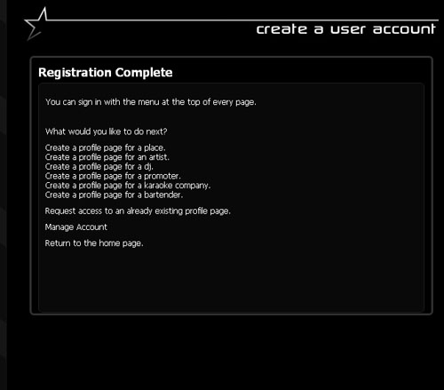 User Sign Up Shot 7 User Sign Up Shot 7